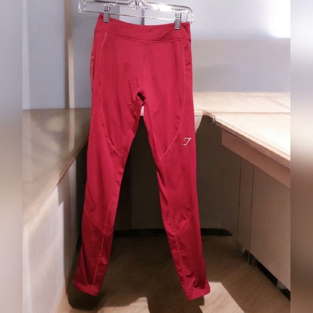 Gymshark Magenta Red Leggings Womans size XS